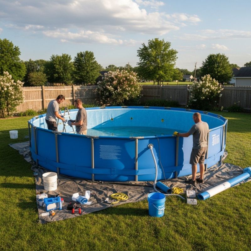 Above Ground Pool Install
