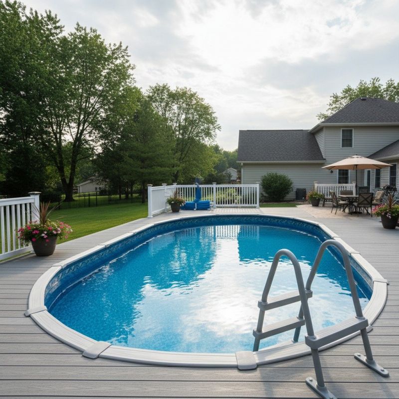 Above Ground Pool Install detail